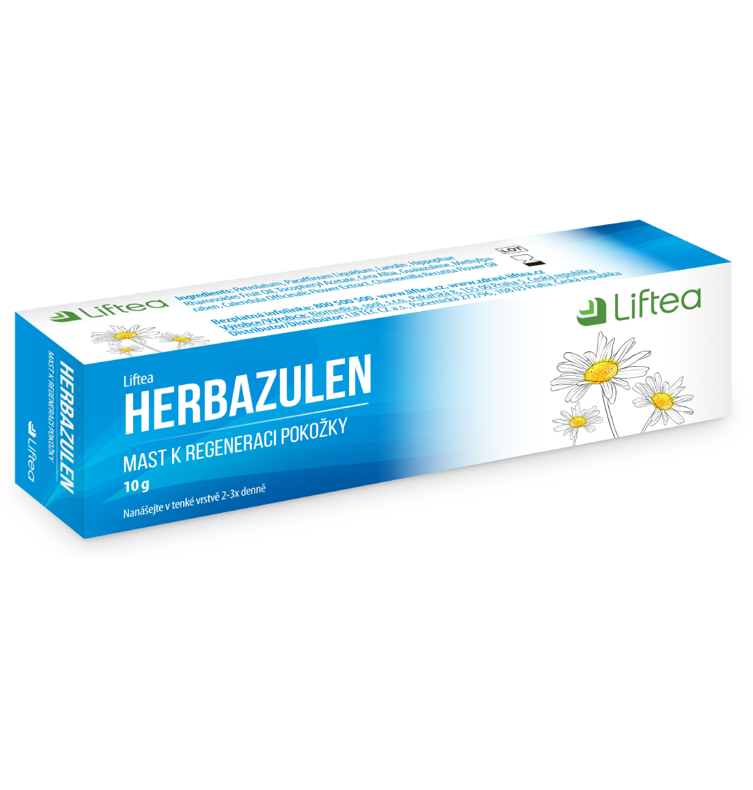 Liftea Herbazulen Mast Na Podrážděnou Pokožku 10g
