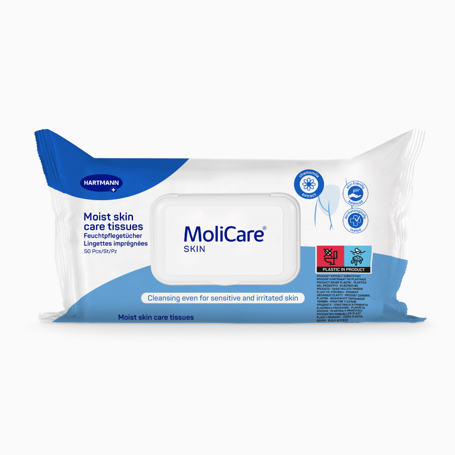 Molicare Skin Vlhké ošetřující ubrousky 50 ks