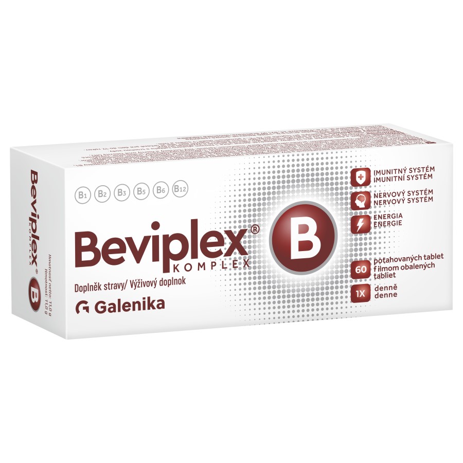 Beviplex B komplex 60 tablet Galenika