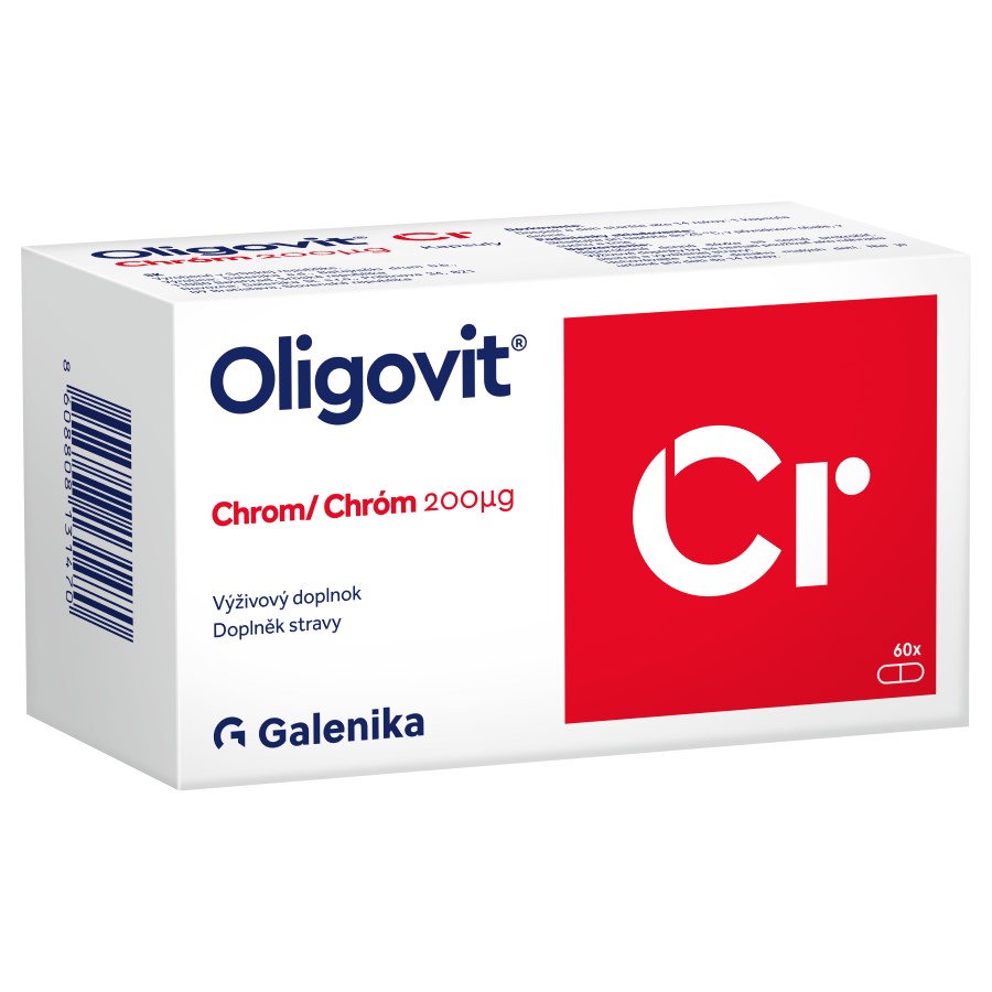 Oligovit Chrom 200mcg 60 tobolek Galenika