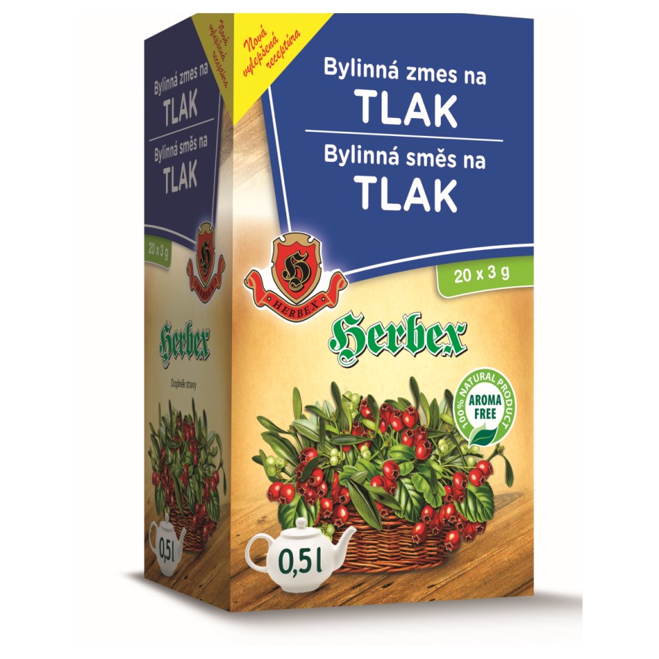 Herbex Bylinná směs na tlak 20x3g sáčků