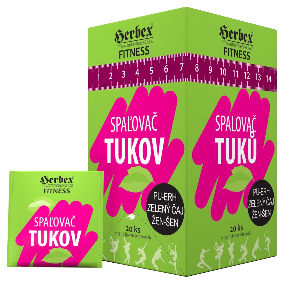 Herbex Spalovač tuků čaj 20x1.5g