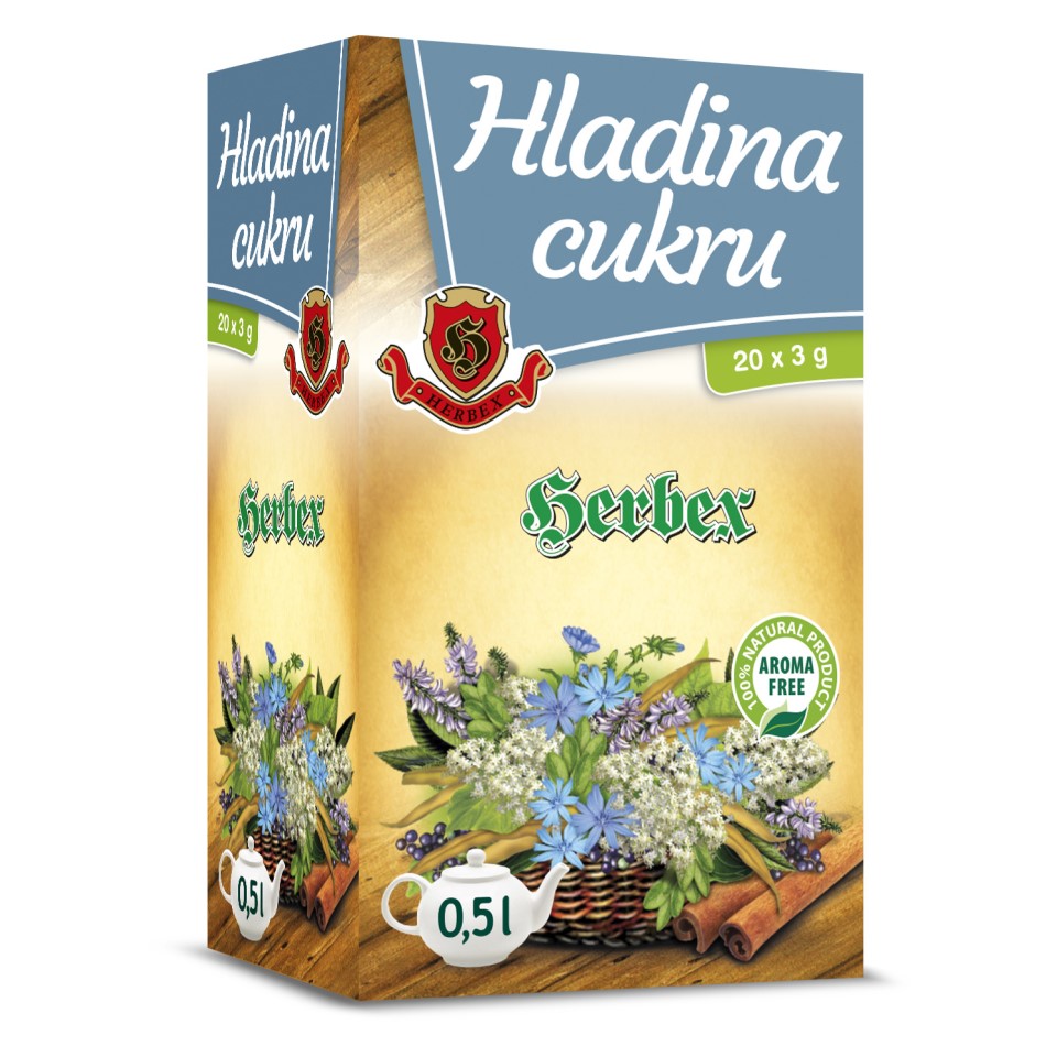 Herbex Hladina cukru 20x3g sáčků