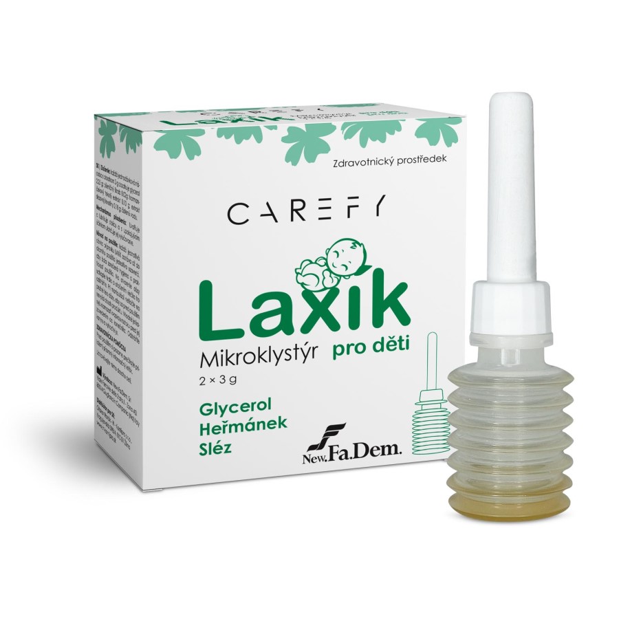 Carefy Laxík mikroklystýr pro děti 2 x 3 g