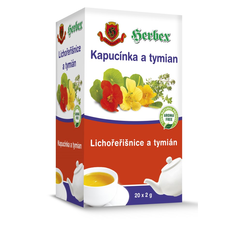 Herbex Lichořeřišnice a tymián 20x2g sáčků