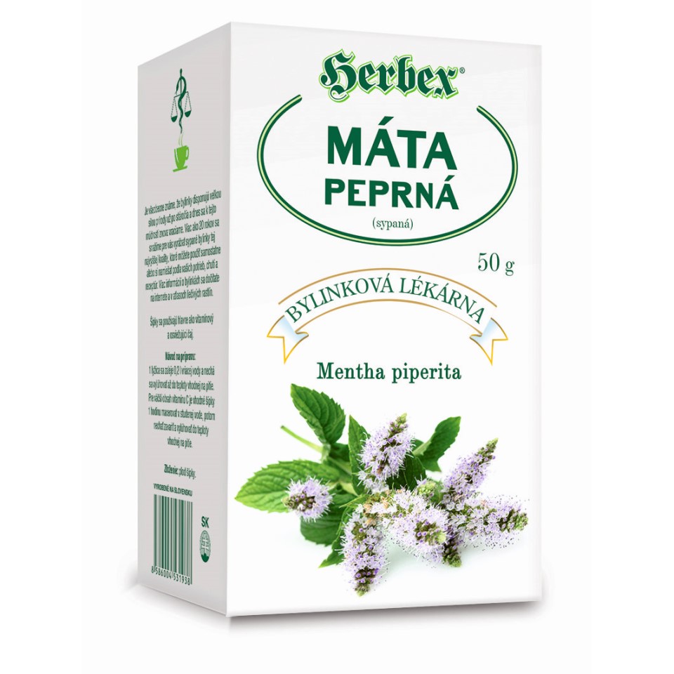 Herbex Máta peprná sypaný čaj 50g