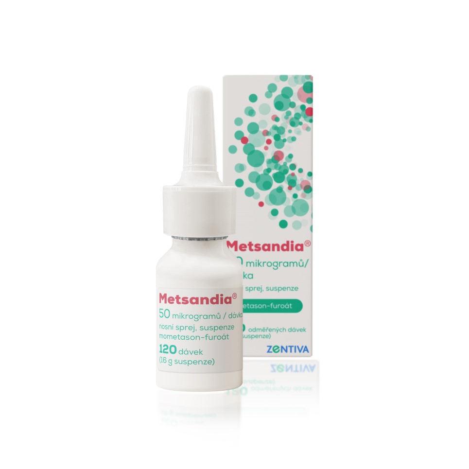 Metsandia nosní sprej 50mcg/vstřik 120 dávek