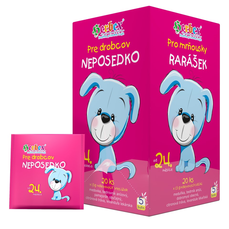 Herbex Rarašek pro mrňousky od 24.měsíce 20x1.5g sáčků