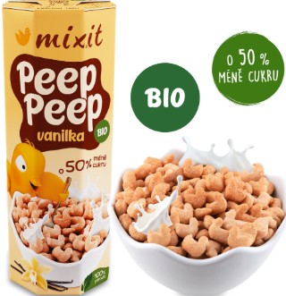 Mixit Cereálie Peep Peep - Vanilka do kapsy 25 g