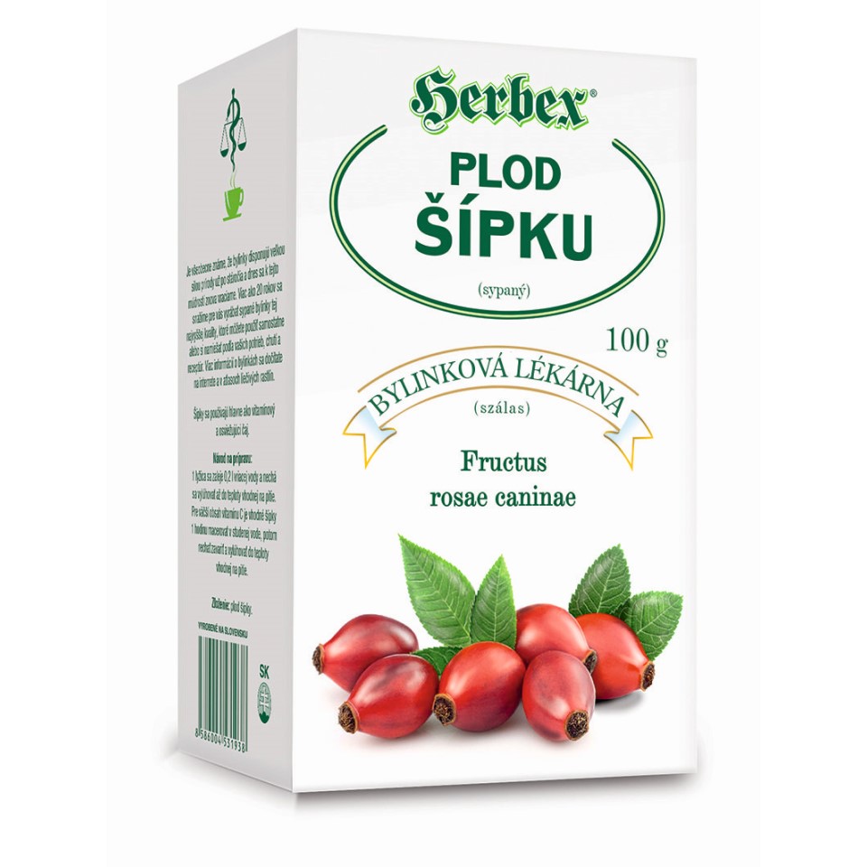 Herbex Plod šípku sypaný čaj 100g