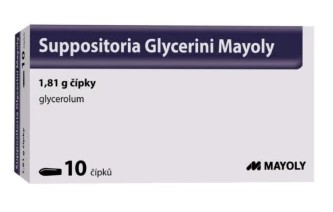 Suppositoria Glycerini Mayoly 10 čípků