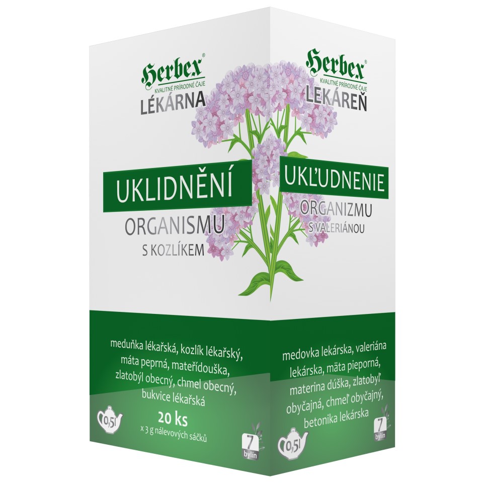 Herbex Lékárna Uklidnění organismu 20x3g sáčků