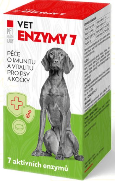 Vet Enzymy 7 Péče o vitalitu a imunitu pro psy a kočky 100 tablet