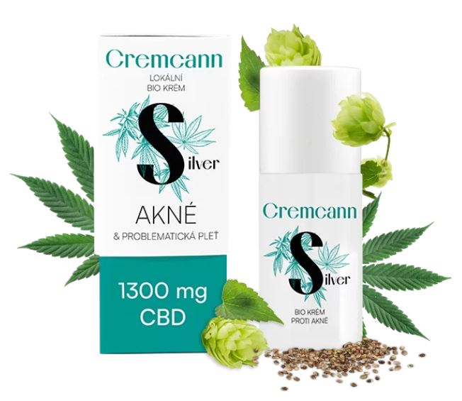Annabis Cremcann Silver Akné 1300mg CBD BIO 30ml