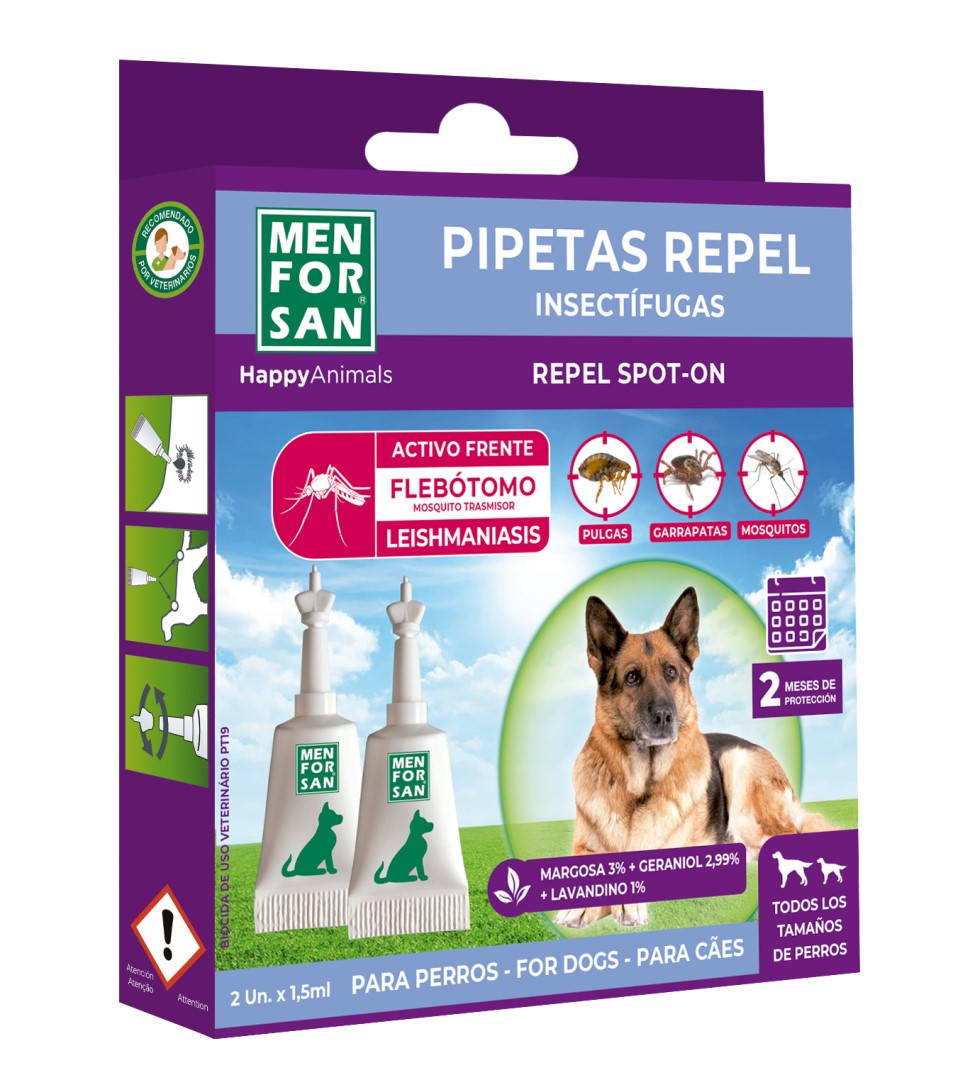 Menforsan antiparazitní pipety pro psy 2x1.5ml