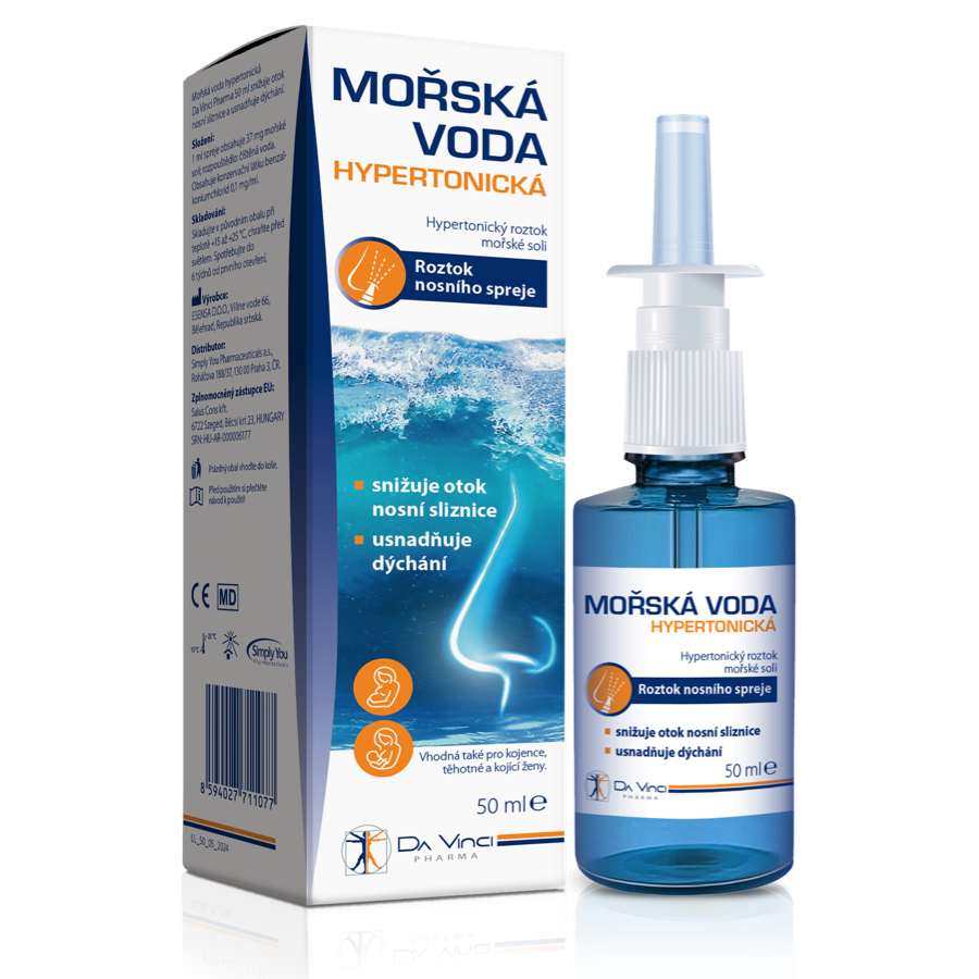 Mořská voda hypertonická Da Vinci Pharma 50 ml