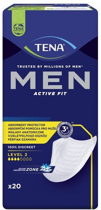 Tena Men Level 2 inkontinenční vložky 20ks 750873