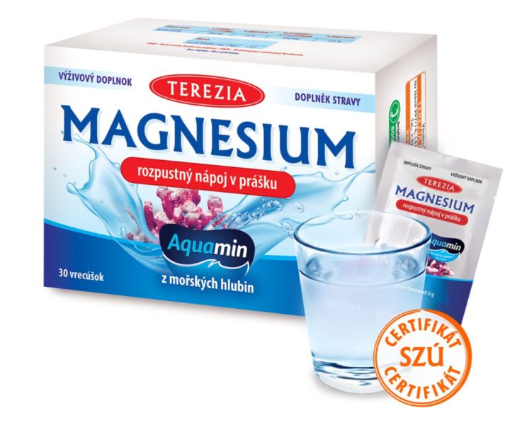 Terezia Magnesium rozpustný nápoj v prášku 30 x 6 g