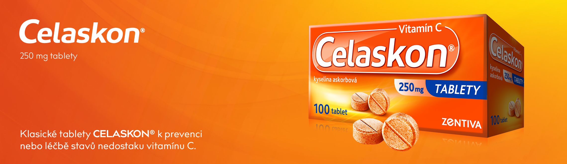 Celaskon 250 mg tablety s vitamínem C pro prevenci nebo léčbu nedostatku vitamínu C