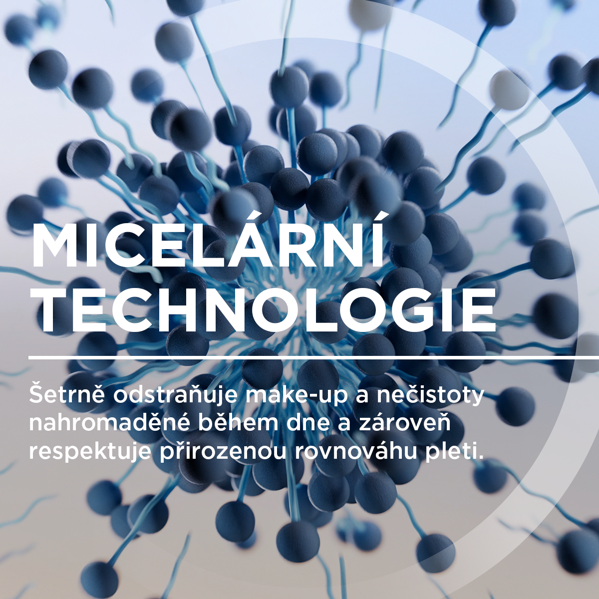 Micelární technologie BIODERMA Hydrabio Gel Moussant